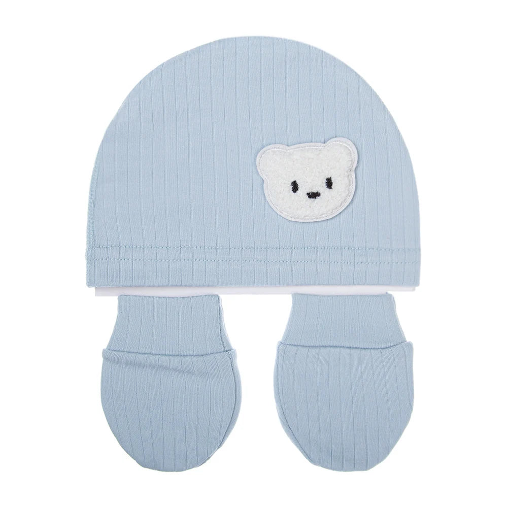 Ensemble Bonnet, Gants, Chaussons Ours