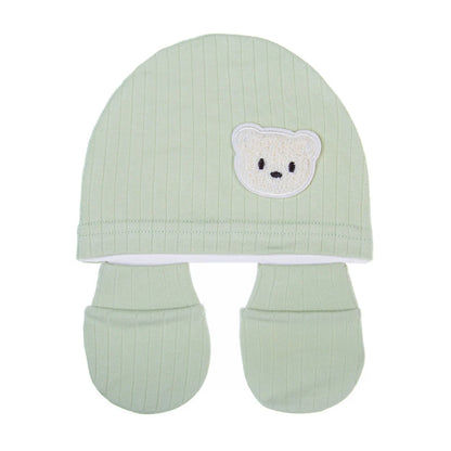 Ensemble Bonnet, Gants, Chaussons Ours